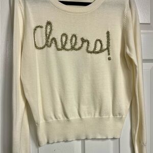 CHEERS Cream Sweater